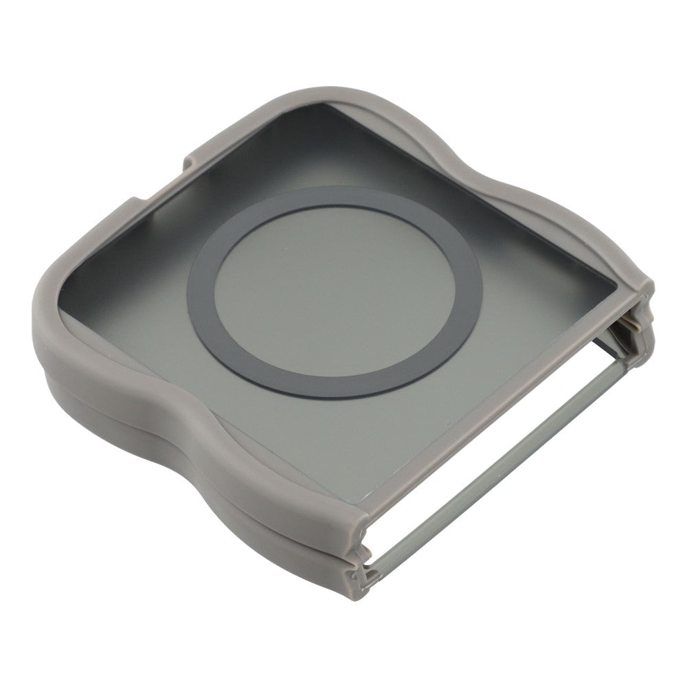 For Samsung Galaxy Z Flip7 5G Case Compatible with MagSafe TPU + PC Phone Back Cover Skin Touch Wave Shape - Grey