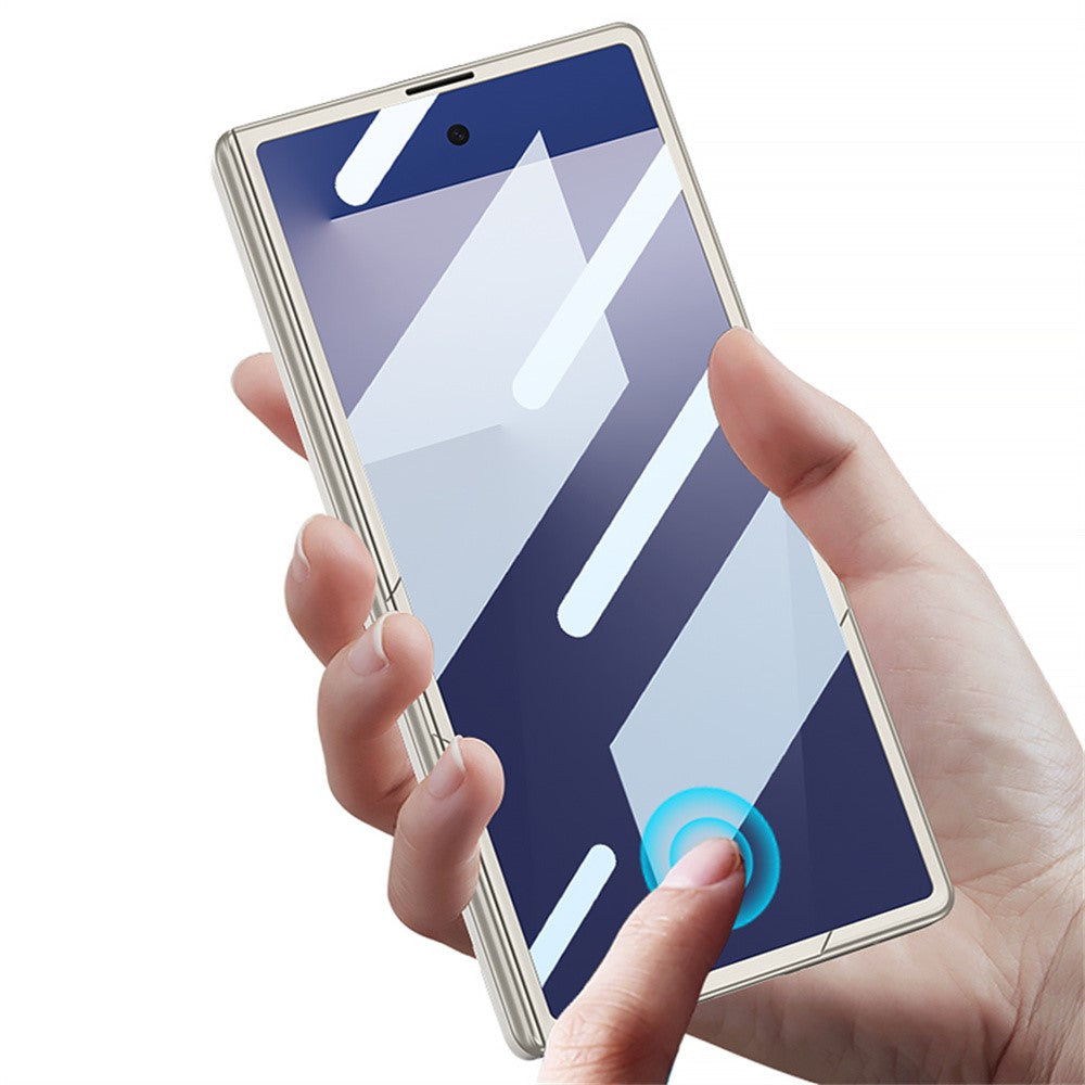 GKK For Samsung Galaxy Z Fold7 5G Case with Clear Screen Film Magnetic Hinge Protection Phone Cover - Mint Green