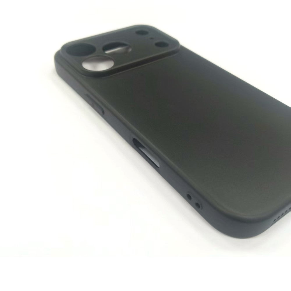 Bulk Purchasing 25Pcs For iPhone 17 Pro Max Case 1.2mm TPU Matte Phone Cover - Black