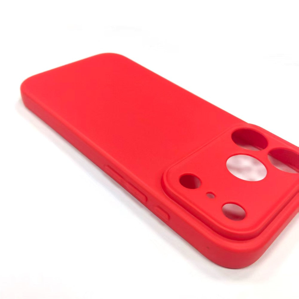 Bulk Purchasing 25Pcs For iPhone 17 Pro Max Case 1.2mm TPU Matte Phone Cover - Red