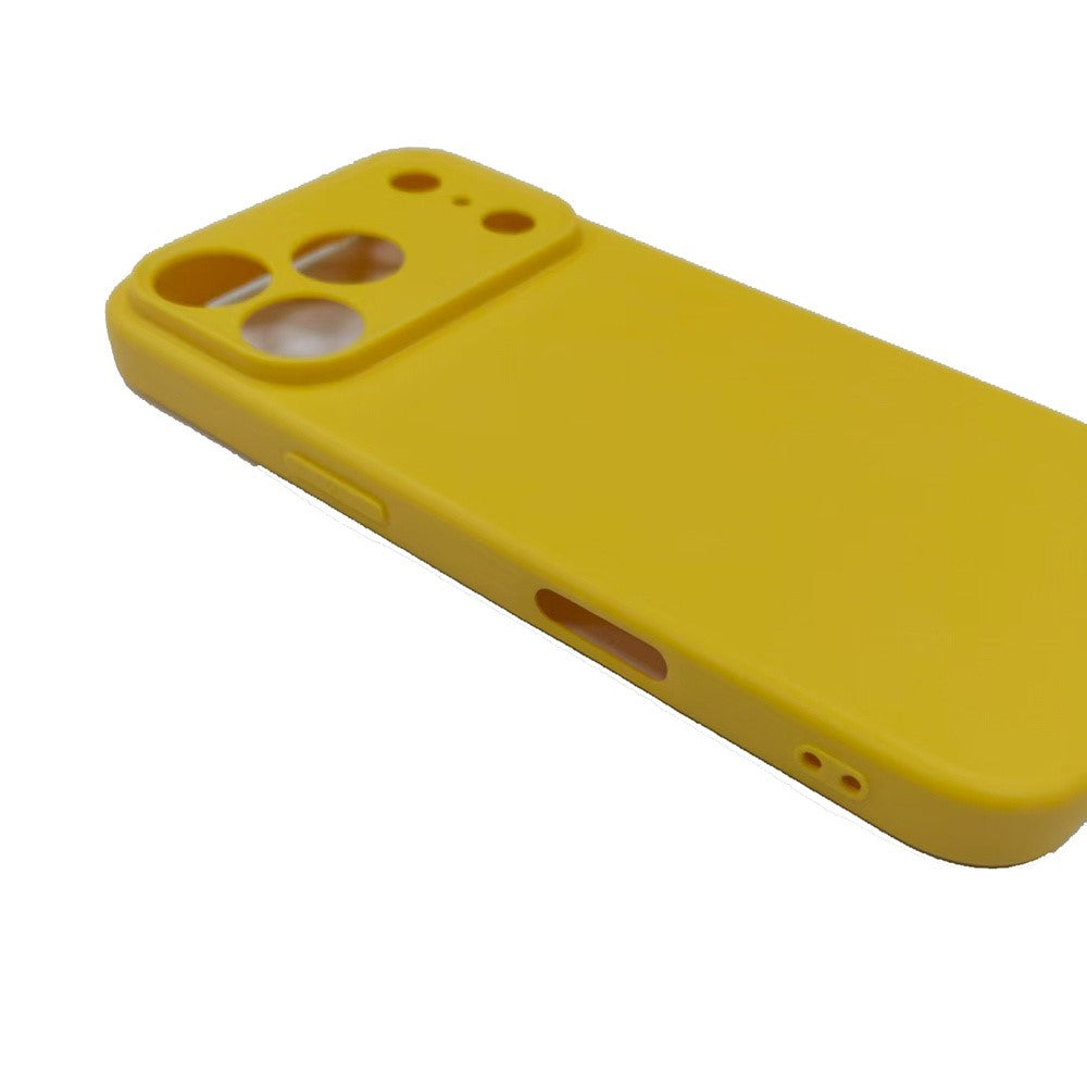 Bulk Purchasing 25Pcs For iPhone 17 Pro Max Case 1.2mm TPU Matte Phone Cover - Yellow