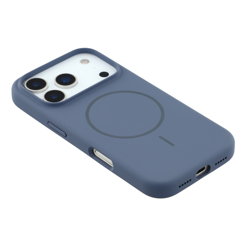 X-LEVEL For iPhone 17 Pro Max Case Compatible with MagSafe Liquid Silicone Phone Back Cover Skin Touch - Blue