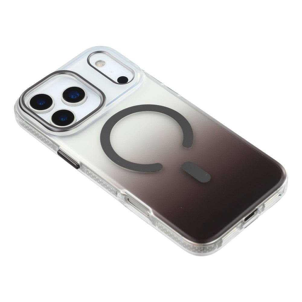 MUTURAL For iPhone 17 Pro Max Case Compatible with MagSafe PC + TPU Gradient Phone Cover - Grey