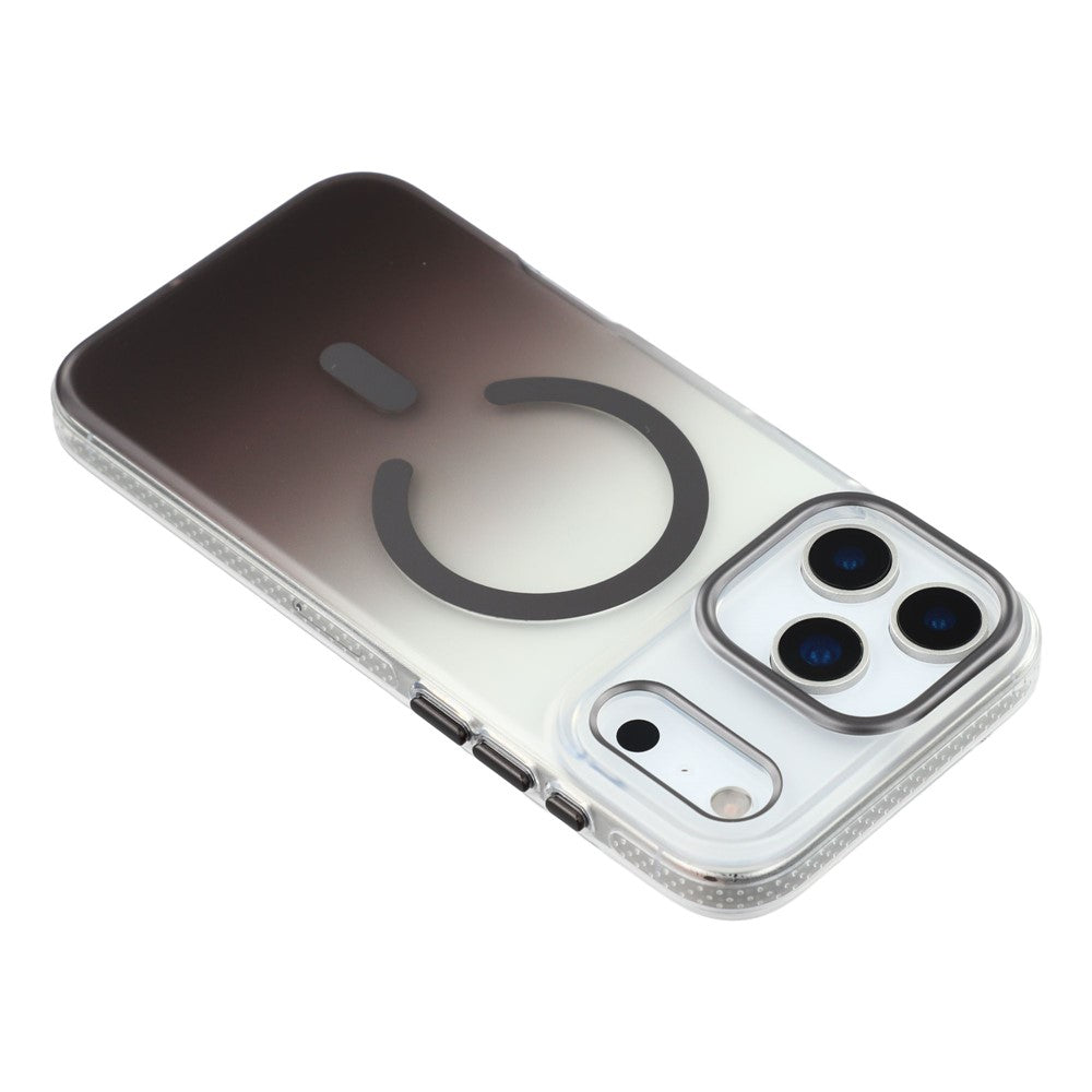 MUTURAL For iPhone 17 Pro Max Case Compatible with MagSafe PC + TPU Gradient Phone Cover - Grey