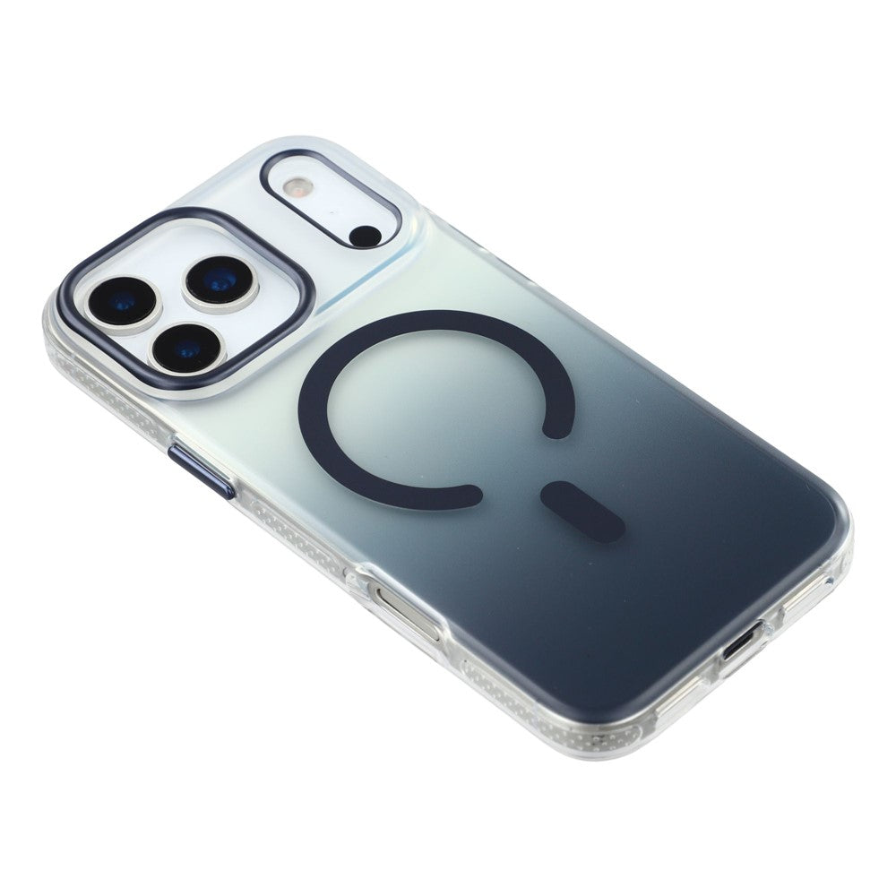 MUTURAL For iPhone 17 Pro Max Case Compatible with MagSafe PC + TPU Gradient Phone Cover - Dark Blue