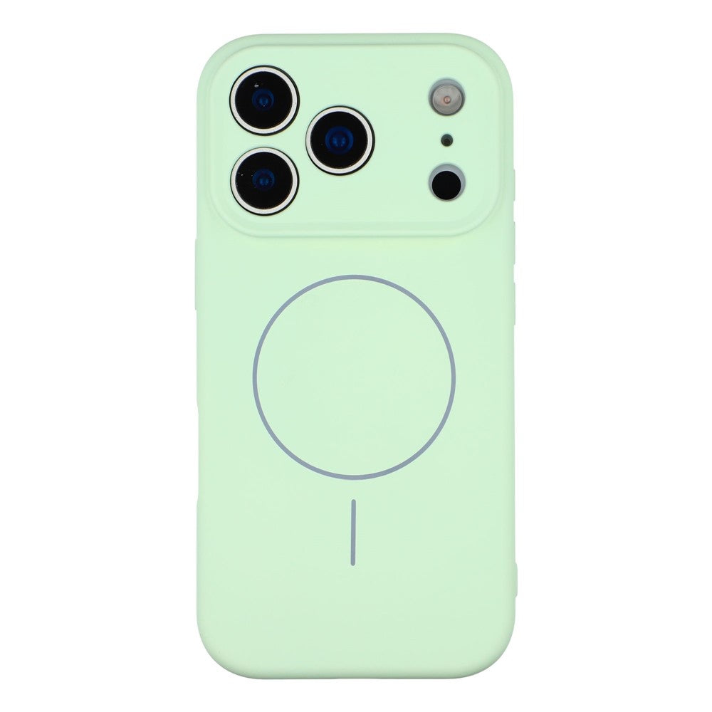 YCADEN For iPhone 17 Pro Max Case Compatible with MagSafe Precise Cutouts TPU Phone Back Cover - Grass Green