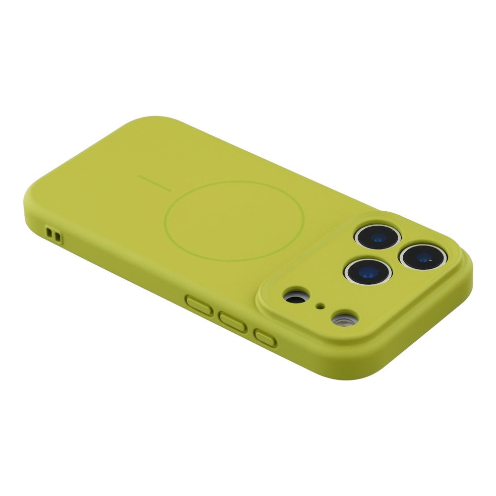 YCADEN For iPhone 17 Pro Max Case Compatible with MagSafe Precise Cutouts TPU Phone Back Cover - Bean Green