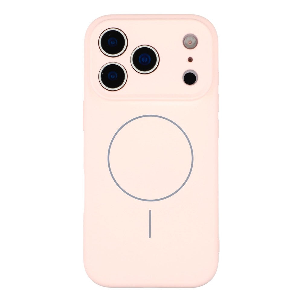 YCADEN For iPhone 17 Pro Max Case Compatible with MagSafe Precise Cutouts TPU Phone Back Cover - Morandi Pink
