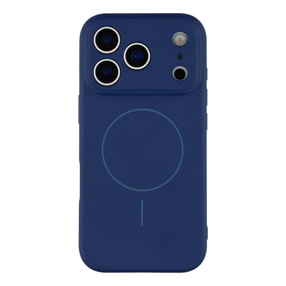 YCADEN For iPhone 17 Pro Max Case Compatible with MagSafe Precise Cutouts TPU Phone Back Cover - Dark Blue