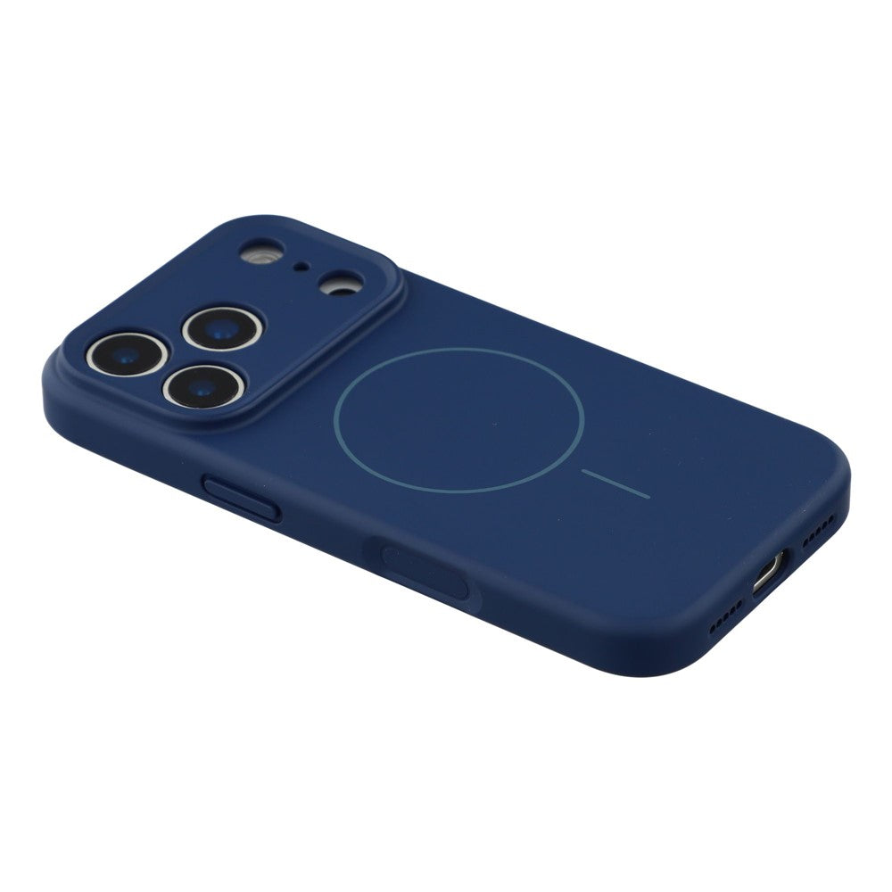 YCADEN For iPhone 17 Pro Max Case Compatible with MagSafe Precise Cutouts TPU Phone Back Cover - Dark Blue