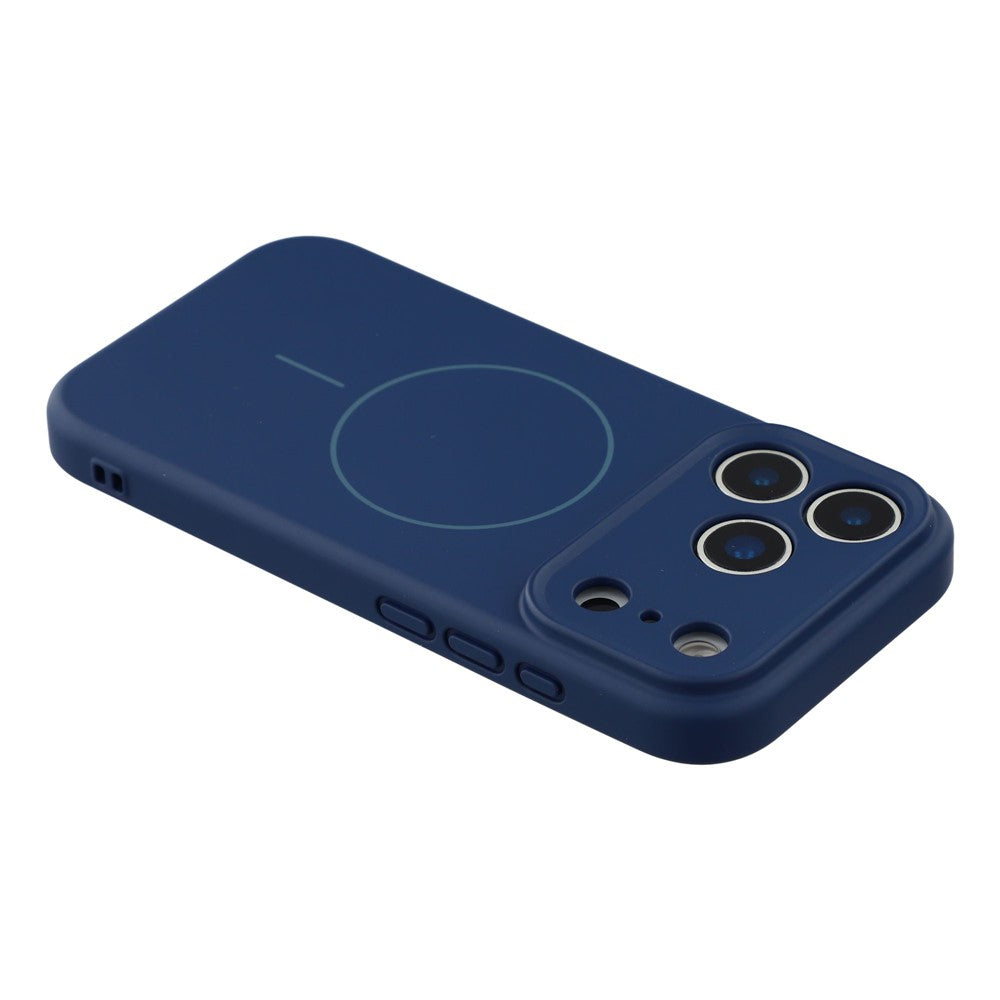 YCADEN For iPhone 17 Pro Max Case Compatible with MagSafe Precise Cutouts TPU Phone Back Cover - Dark Blue