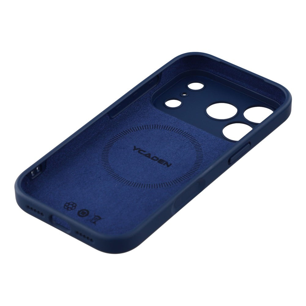 YCADEN For iPhone 17 Pro Max Case Compatible with MagSafe Precise Cutouts TPU Phone Back Cover - Dark Blue