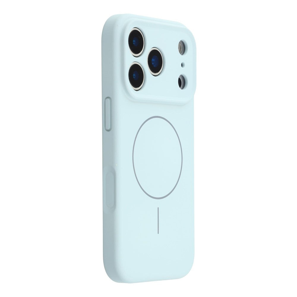 YCADEN For iPhone 17 Pro Max Case Compatible with MagSafe Precise Cutouts TPU Phone Back Cover - Cloud Blue