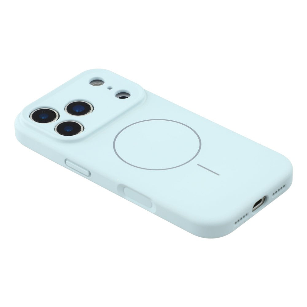 YCADEN For iPhone 17 Pro Max Case Compatible with MagSafe Precise Cutouts TPU Phone Back Cover - Cloud Blue