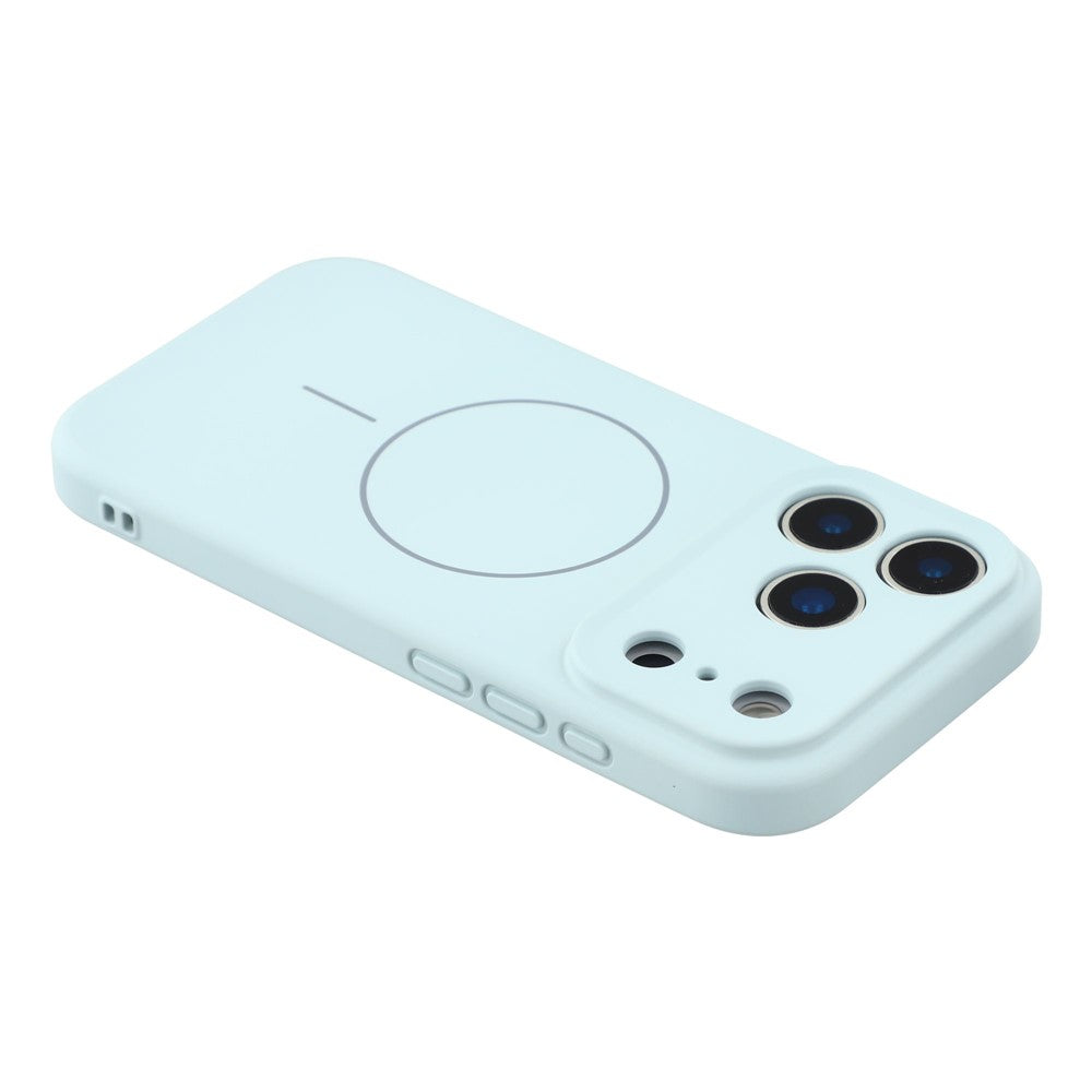 YCADEN For iPhone 17 Pro Max Case Compatible with MagSafe Precise Cutouts TPU Phone Back Cover - Cloud Blue