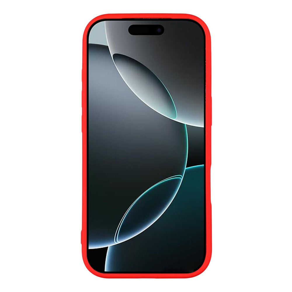 YCADEN For iPhone 17 Pro Max Case Compatible with MagSafe Precise Cutouts TPU Phone Back Cover - Chinese Red