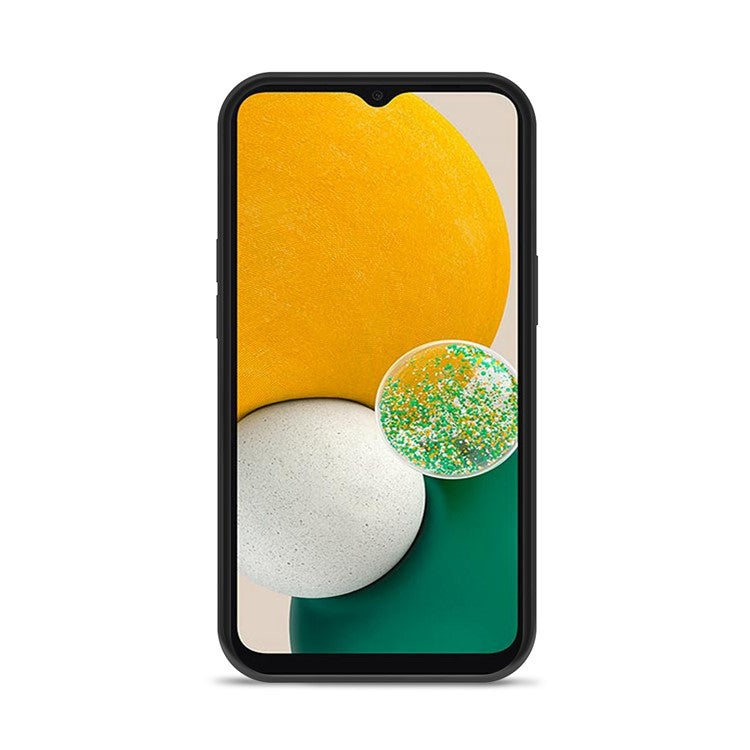 KSQ Style-A For Samsung Galaxy A73 5G PU Leather Coated TPU Protective Cover Card Slots Design Shockproof Back Case - Blue