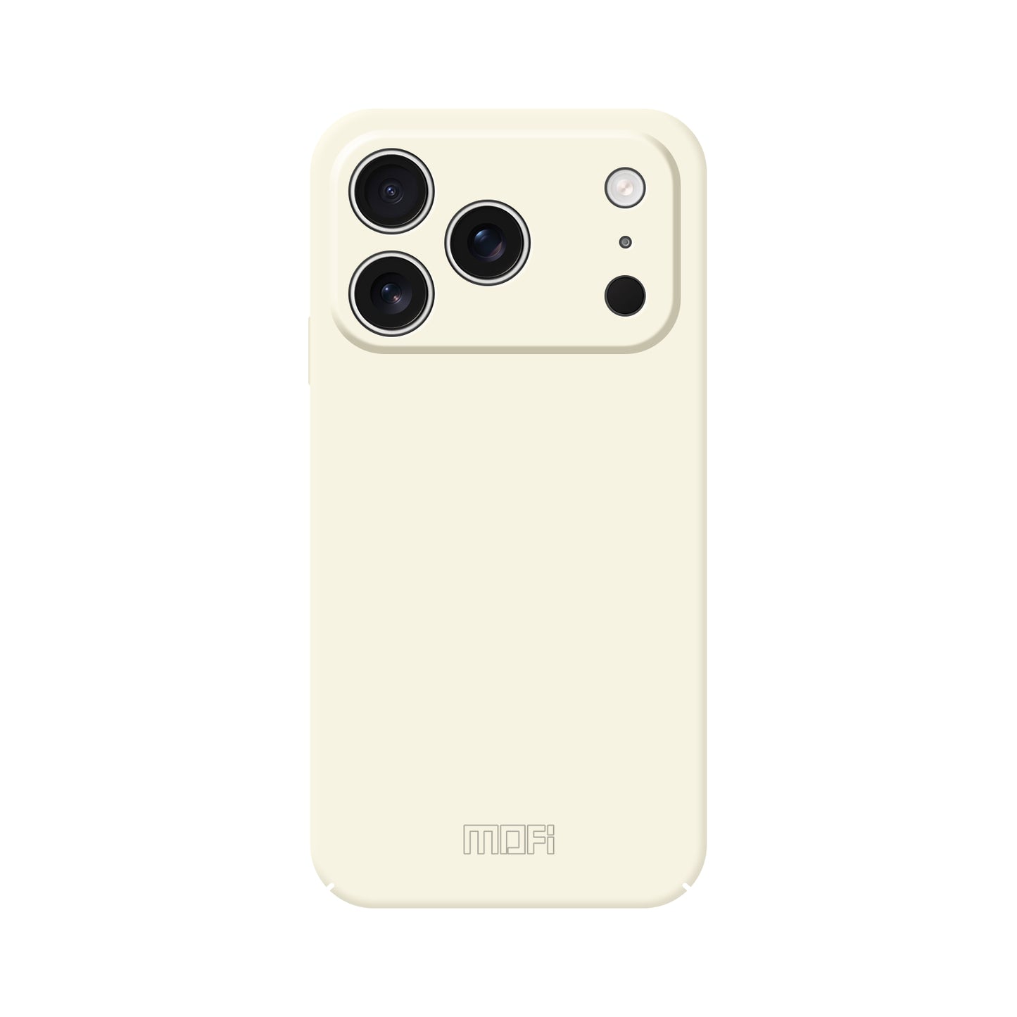 For iPhone 17 Pro Max Phone Case MOFI JK Qin Series Skin-Touch Matte Anti-fingerprint Back Cover - Beige