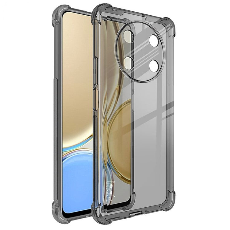 IMAK For Honor X30 5G / X40 GT 5G / Magic4 Lite 5G Four Corner Airbag Drop-proof TPU Case Anti-scratch Phone Cover - Transparent Black