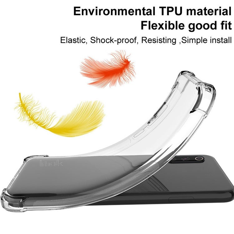 IMAK For Honor X30 5G / X40 GT 5G / Magic4 Lite 5G Four Corner Airbag Drop-proof TPU Case Anti-scratch Phone Cover - Transparent Black