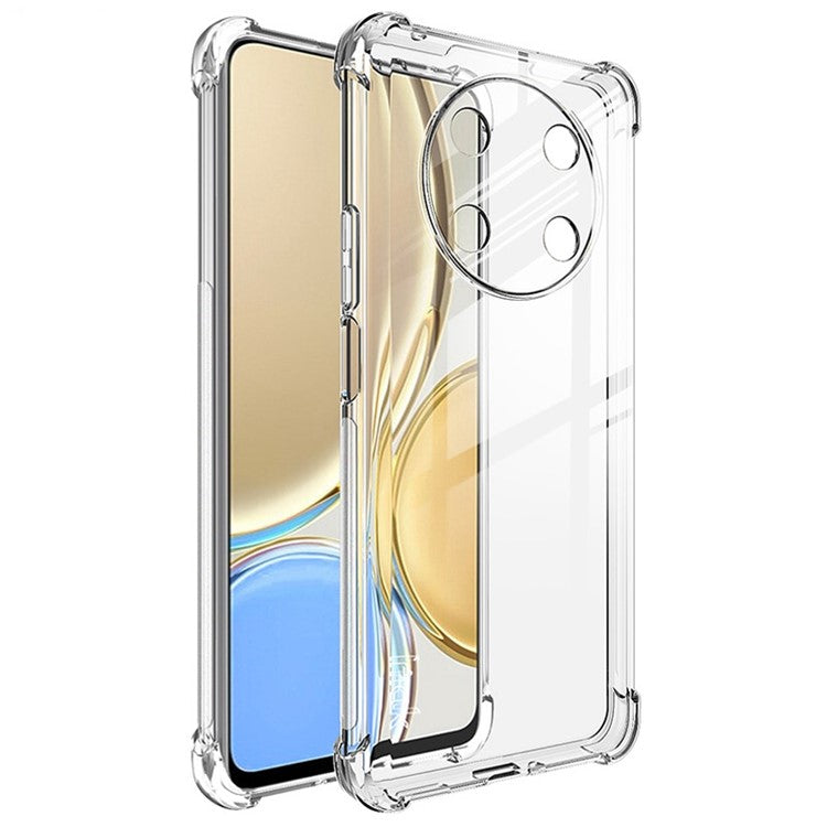 IMAK For Honor X30 5G / X40 GT 5G / Magic4 Lite 5G Four Corner Airbag Drop-proof TPU Case Anti-scratch Phone Cover - Transparent