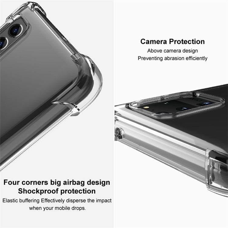 IMAK For Honor X30 5G / X40 GT 5G / Magic4 Lite 5G Four Corner Airbag Drop-proof TPU Case Anti-scratch Phone Cover - Transparent
