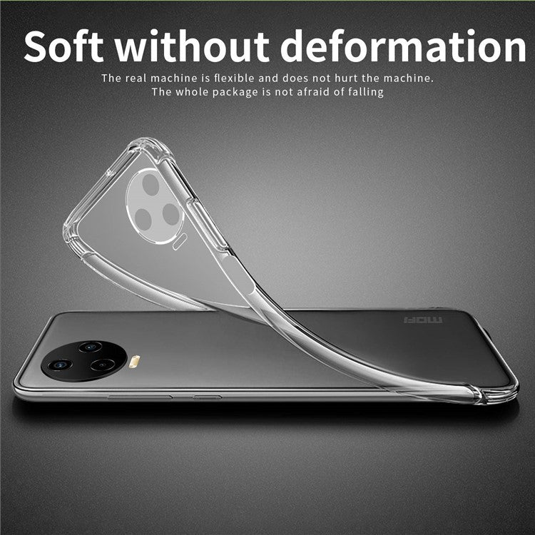 MOFI For Infinix Note 12 Pro 4G Protective Phone Cover, Bump Proof Transparent Flexible TPU Shell Case
