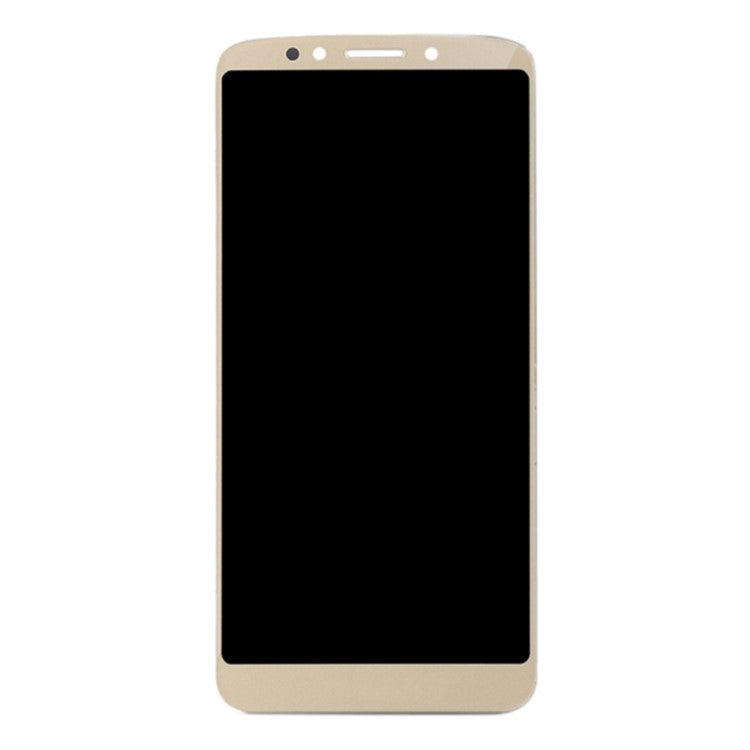 For Motorola Moto G6 Play Grade C LCD Screen and Digitizer Assembly Part (without Logo) - Gold