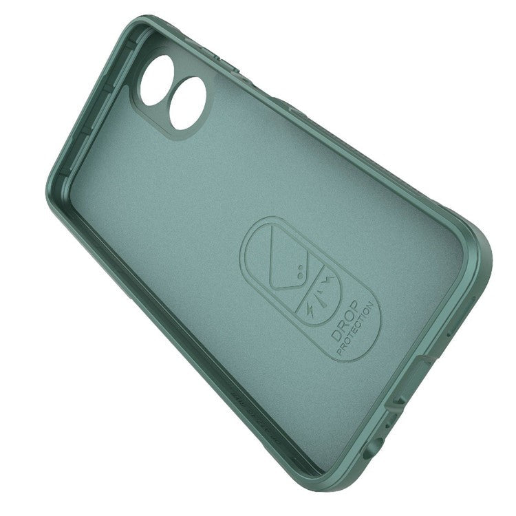 Shockproof Mobile Phone Cover for Oppo A17 4G, Drop Protection Soft TPU Protective Case - Green