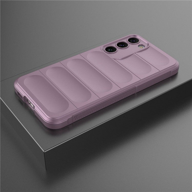 Cell Phone Case for Samsung Galaxy S23, Flexible TPU Drop Protection Rugged Back Cover - Light Purple