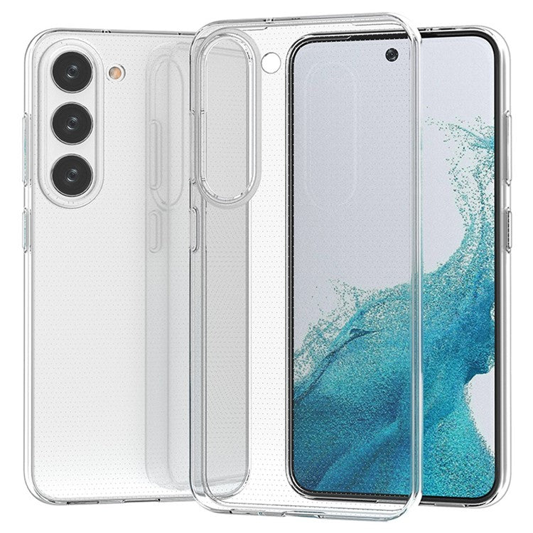 For Samsung Galaxy S23 Anti-scratch Anti-dust Phone Cover Transparent Soft TPU Ultra Thin Cell Phone Case