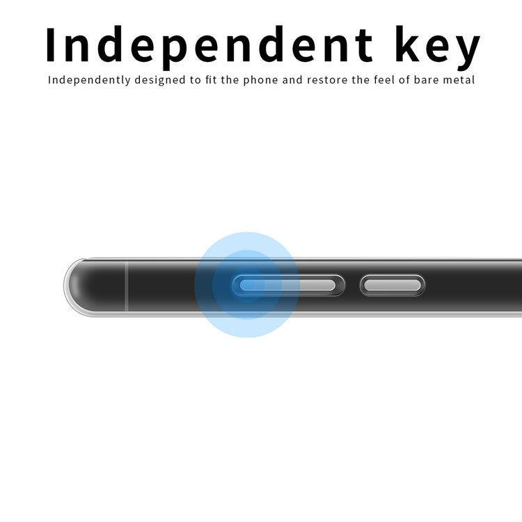 MOFI For Motorola Moto X30 Pro 5G / Edge 30 Ultra 5G Protective Phone Case Transparent Anti-fall TPU Mobile Phone Back Cover