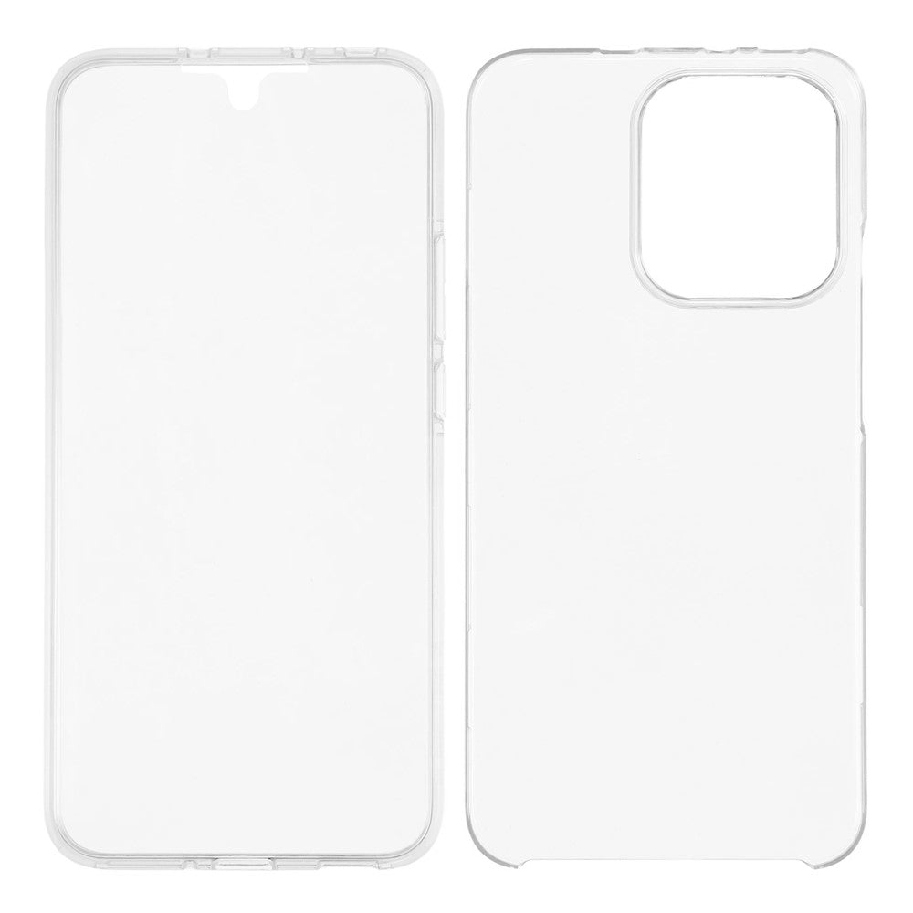 For Oppo Reno14 Pro 5G (Global) Phone Case TPU Frame Clear Acrylic Back Cover with PET Film