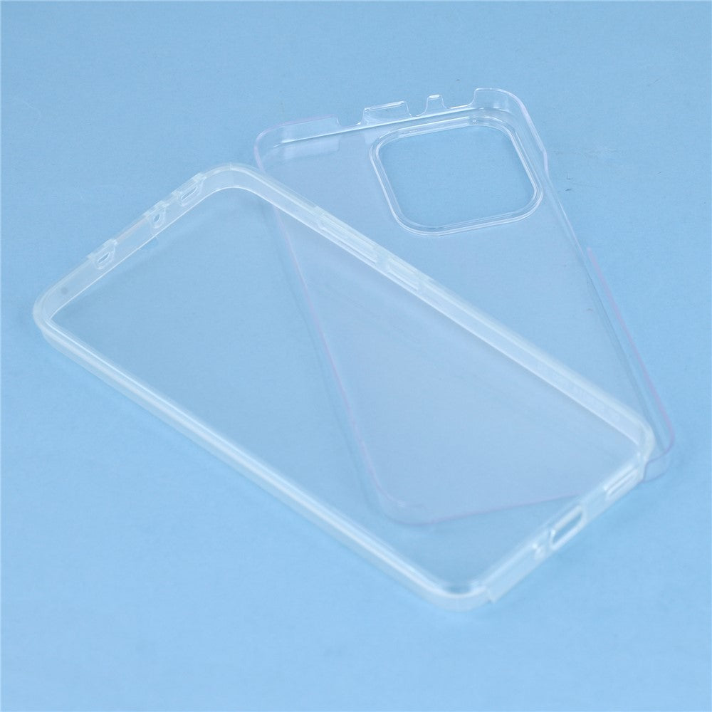 For Oppo Reno14 Pro 5G (Global) Phone Case TPU Frame Clear Acrylic Back Cover with PET Film