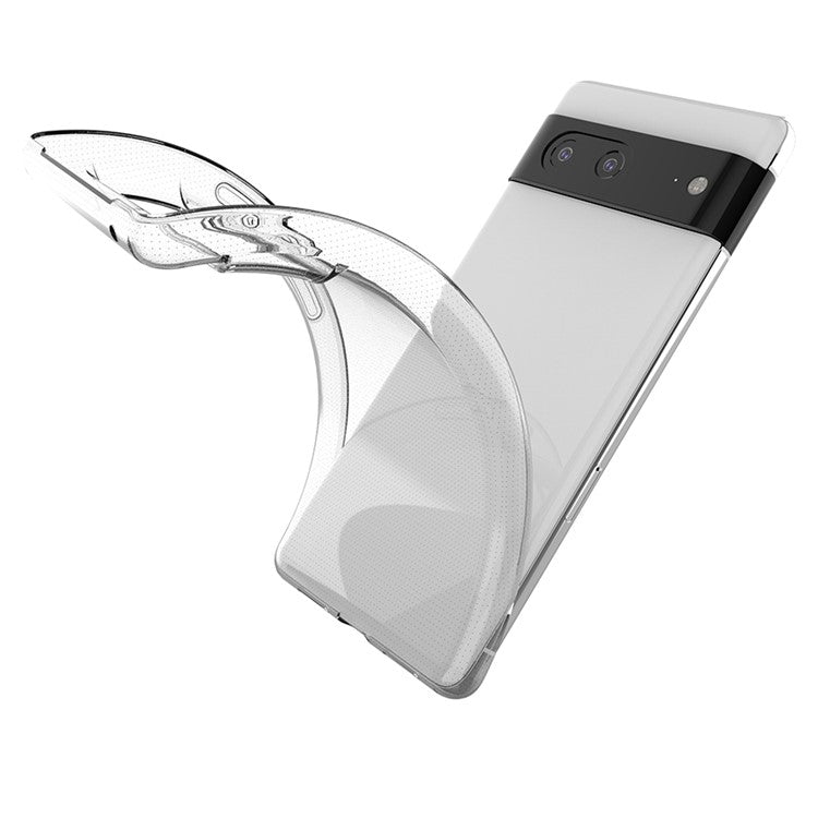 For Google Pixel 7 5G Anti-scratch Phone Case Ultra Slim High Transparency Shockproof Flexible TPU Cover