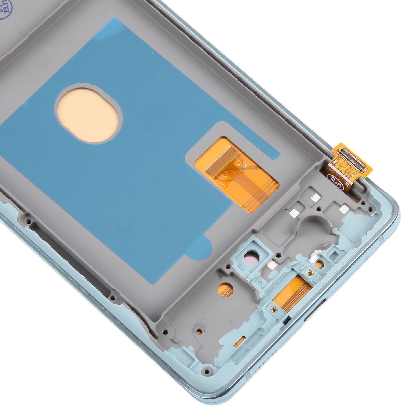 For Samsung Galaxy S20 FE G780 / S20 FE 5G G781 Grade C OLED Screen and Digitizer Assembly + Frame (Without Logo) - Green