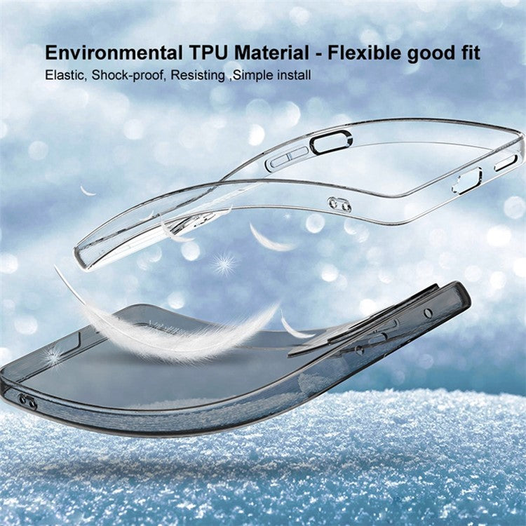 IMAK UX-5 Series for Google Pixel 7 5G Flexible TPU Phone Shell Super Clear Anti-dust Phone Case - Transparent