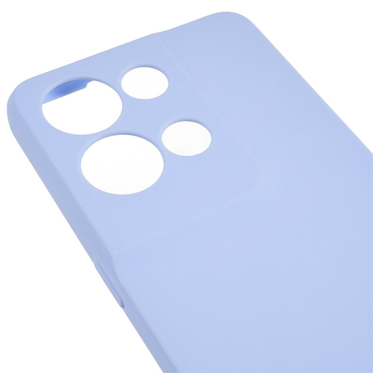 TPU Back Shell for Oppo Reno8 5G (Global Version) , Fingerprint Free Matte Protective Cover Phone Case - Light Purple