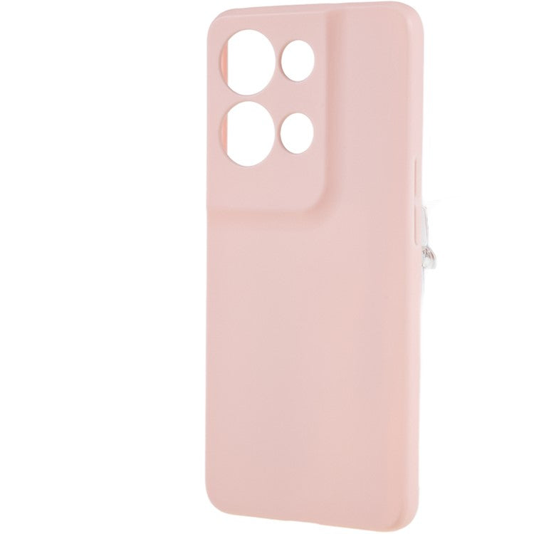 TPU Back Shell for Oppo Reno8 5G (Global Version) , Fingerprint Free Matte Protective Cover Phone Case - Pink