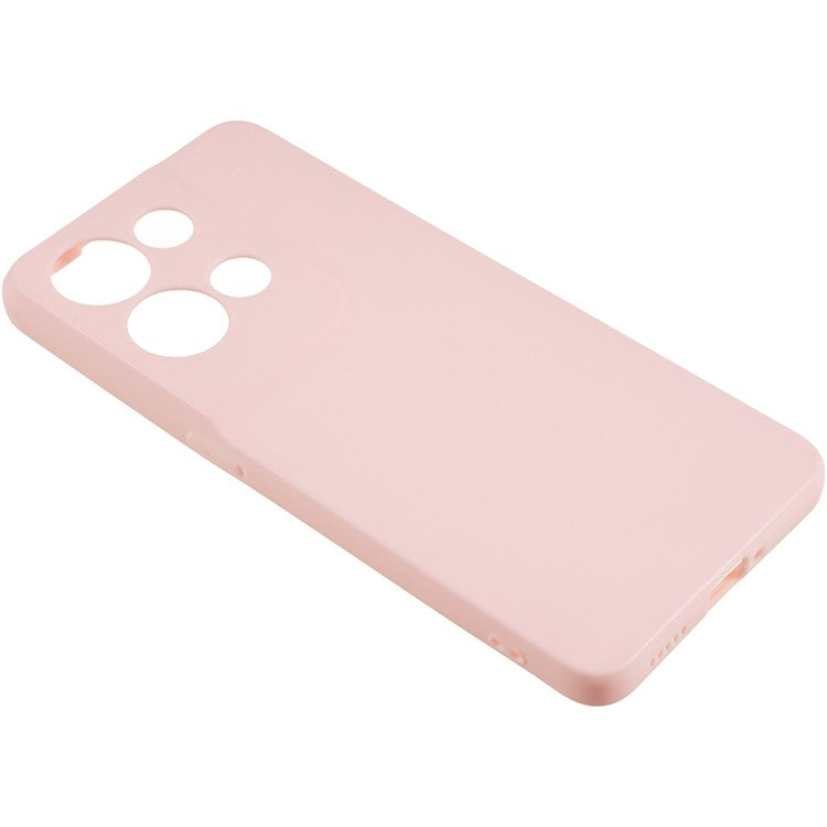 TPU Back Shell for Oppo Reno8 5G (Global Version) , Fingerprint Free Matte Protective Cover Phone Case - Pink