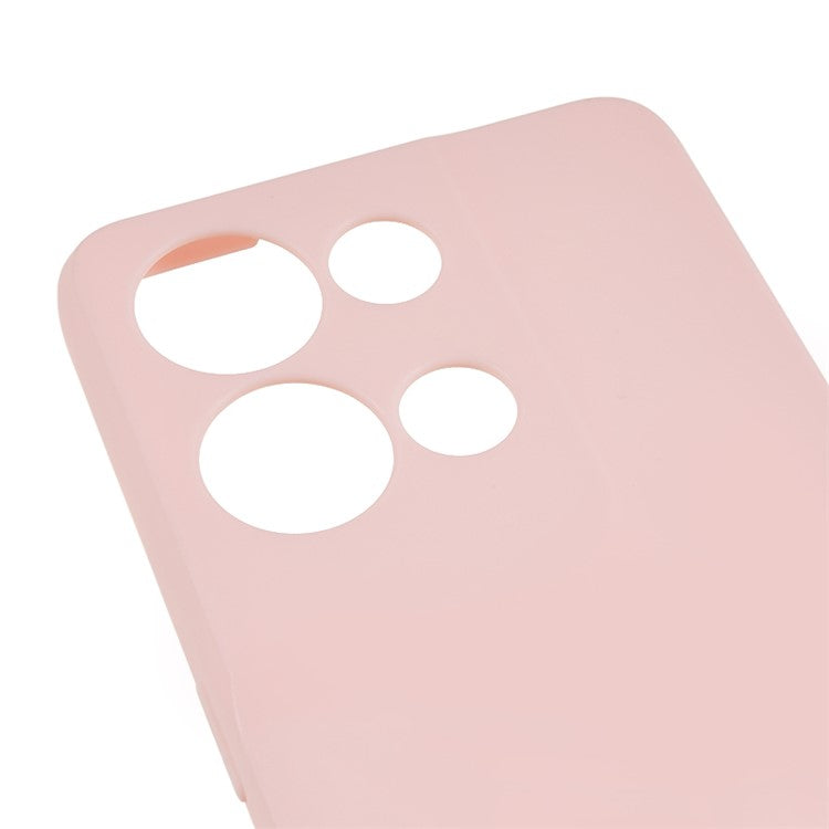 TPU Back Shell for Oppo Reno8 5G (Global Version) , Fingerprint Free Matte Protective Cover Phone Case - Pink