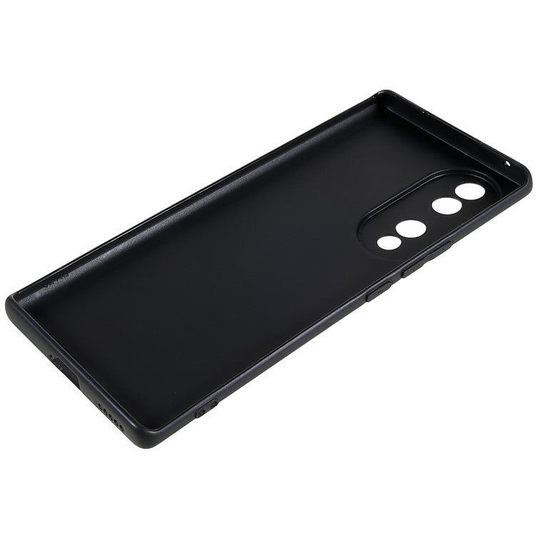For Honor 70 5G Flexible TPU Phone Drop-proof Case Matte Anti-scratch Protective Cover - Black
