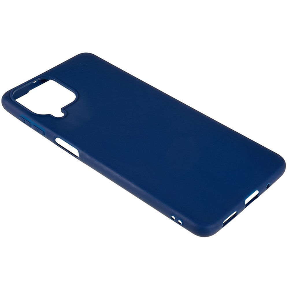 For Samsung Galaxy M53 5G Soft TPU Matte Phone Case Anti-fingerprint Anti-drop Back Cover - Sapphire
