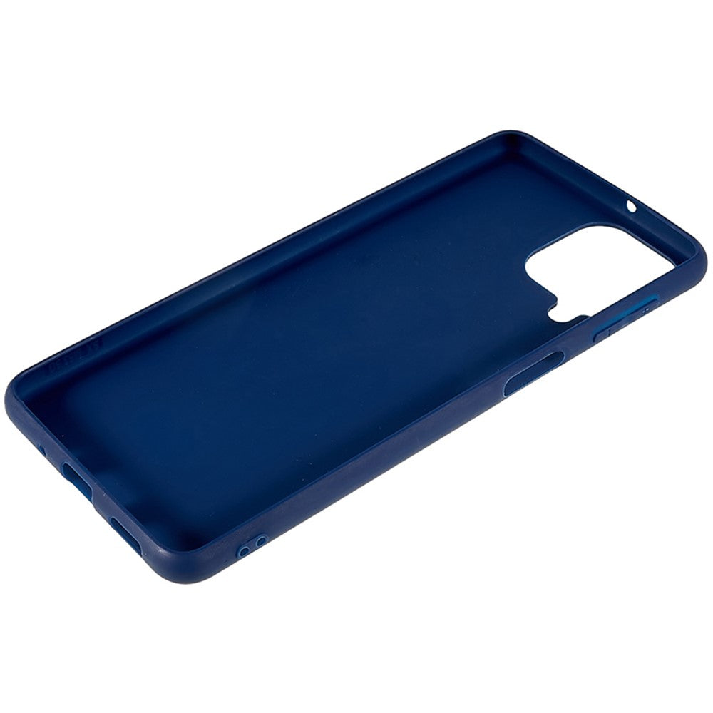 For Samsung Galaxy M53 5G Soft TPU Matte Phone Case Anti-fingerprint Anti-drop Back Cover - Sapphire