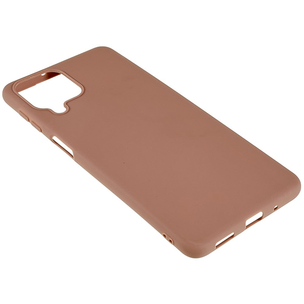For Samsung Galaxy M53 5G Soft TPU Matte Phone Case Anti-fingerprint Anti-drop Back Cover - Khaki