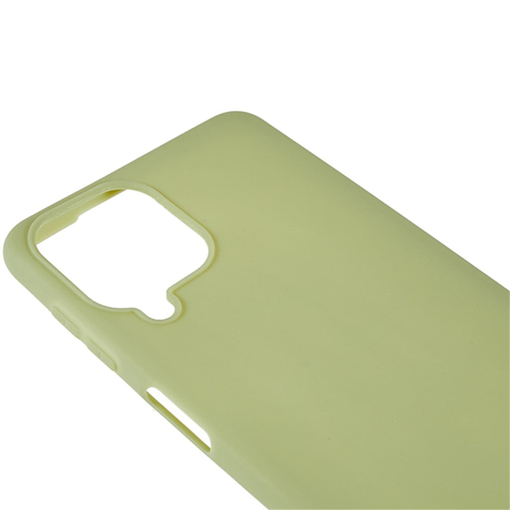 For Samsung Galaxy M53 5G Soft TPU Matte Phone Case Anti-fingerprint Anti-drop Back Cover - Green