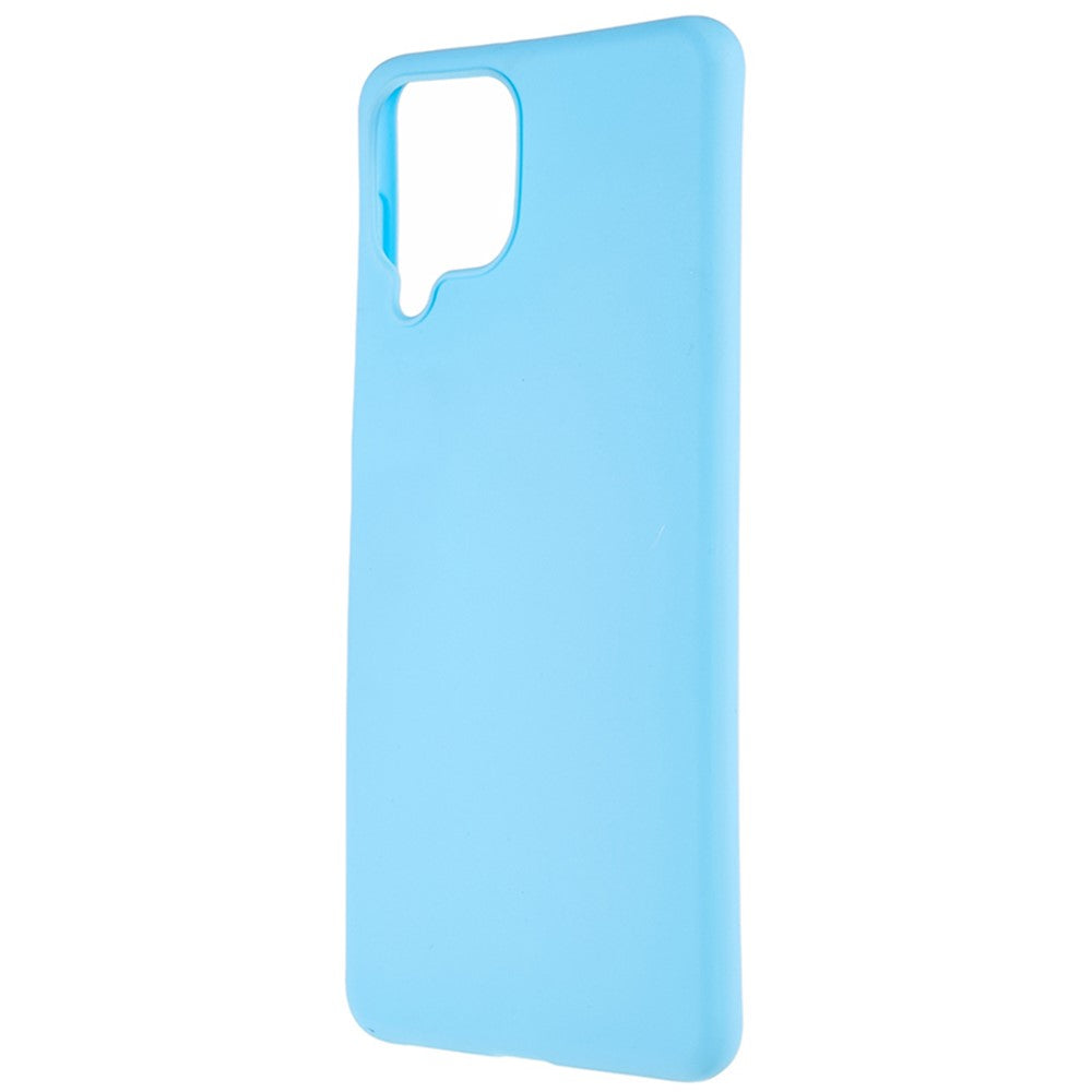 For Samsung Galaxy M53 5G Soft TPU Matte Phone Case Anti-fingerprint Anti-drop Back Cover - Baby Blue
