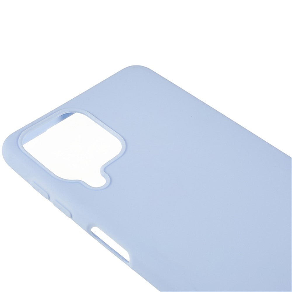 For Samsung Galaxy M53 5G Soft TPU Matte Phone Case Anti-fingerprint Anti-drop Back Cover - Light Purple