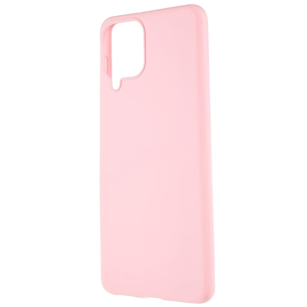For Samsung Galaxy M53 5G Soft TPU Matte Phone Case Anti-fingerprint Anti-drop Back Cover - Light Pink