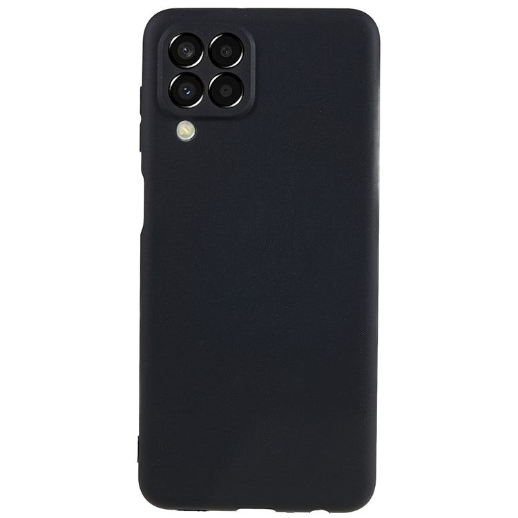 TPU Phone Case for Samsung Galaxy M33 5G (Global Version) Fingerprint Free Matte Phone Cover - Black
